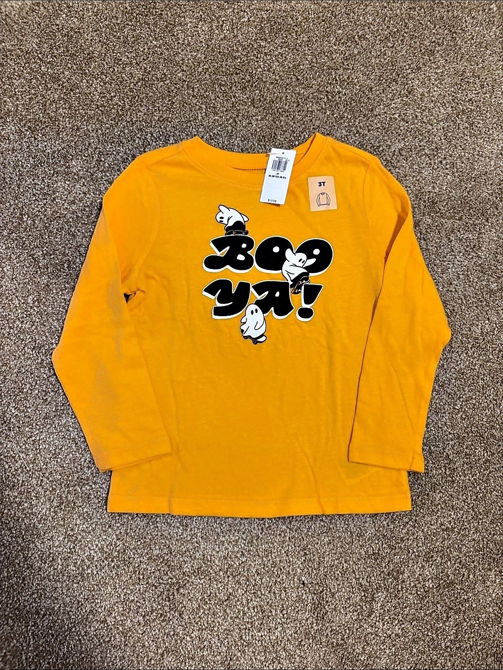 NWT 3T Toddler Halloween Long Sleeve Shirt